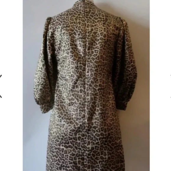 ZARA Leopard Print Dress - Picture 4 of 4